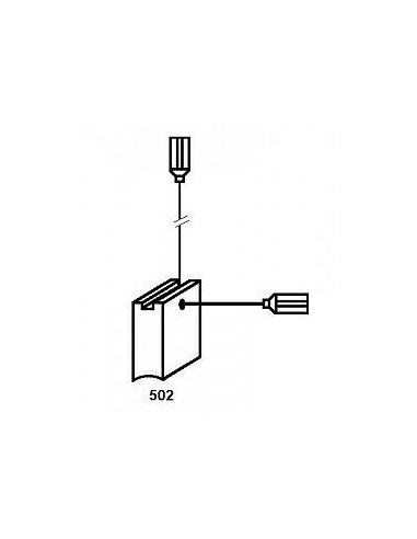 Repuesto original BOSCH 1607014139 Escobilla de carbono