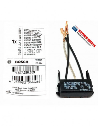 Repuesto original BOSCH 1607328059 Filtro antiparasitario