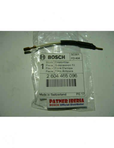 Repuesto original BOSCH 2604465096 Filtro antiparasitario