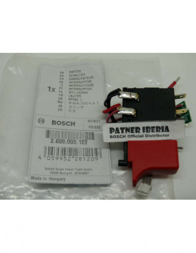 Repuesto original BOSCH 2609005122 Interruptor