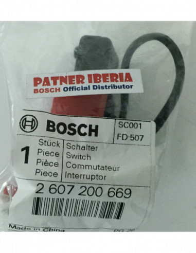 Repuesto original BOSCH 2607200669 Interruptor