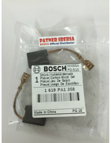 Repuesto original BOSCH 1619PA1358 Juego de escobillas