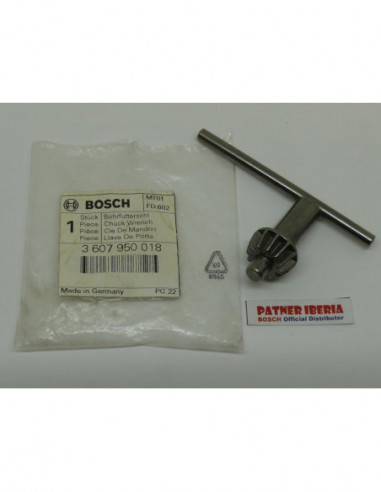 Repuesto original BOSCH 3607950018 Llave de portabrocas