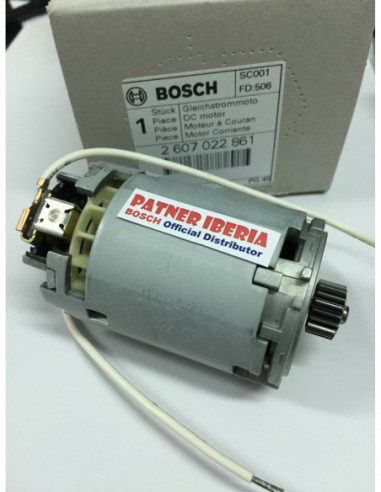 Repuesto original BOSCH 2607022861 Motor de corriente continua