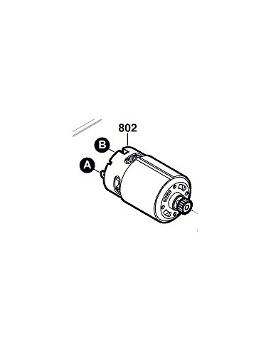 Repuesto original BOSCH 2609002620 Motor de corriente continua