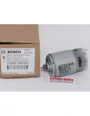 Repuesto original BOSCH 2609199591 Motor de corriente continua