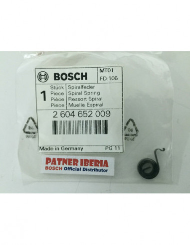 Repuesto original BOSCH 2604652009 Muelle espiral