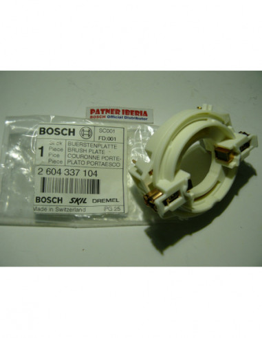 Repuesto original BOSCH 2604337104 Plato portaescobillas