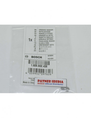 Repuesto original BOSCH 1609B02438 Arandella estriada