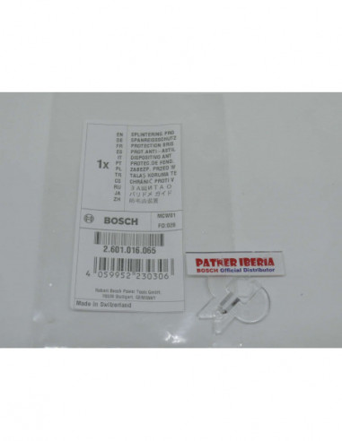 Repuesto original BOSCH 2601016065 Protección anti-astillamiento