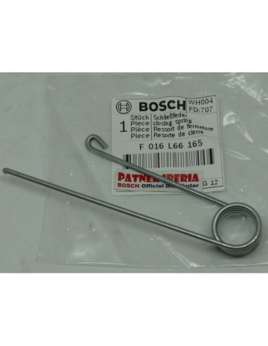 Repuesto original BOSCH F016L66165 Resorte