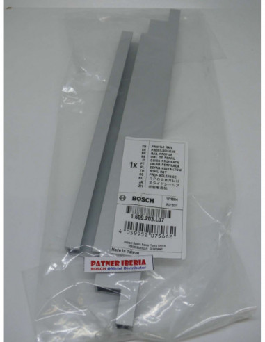 Repuesto original BOSCH 1609203L07 Riel de perfil