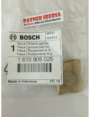 Repuesto original BOSCH 1610905025 Rodamiento rígido de bolas