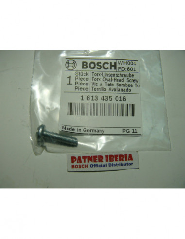 Repuesto original BOSCH 1613435016 Tornillo avallanado Torx