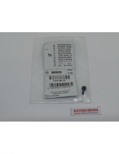 Repuesto original BOSCH 2914555131 Tornillo microencapsulado