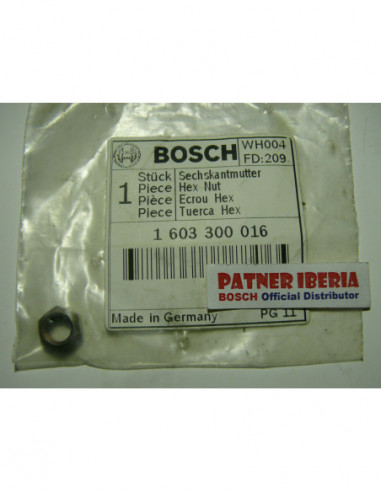 Repuesto original BOSCH 1603300016 Tuerca hexagonal