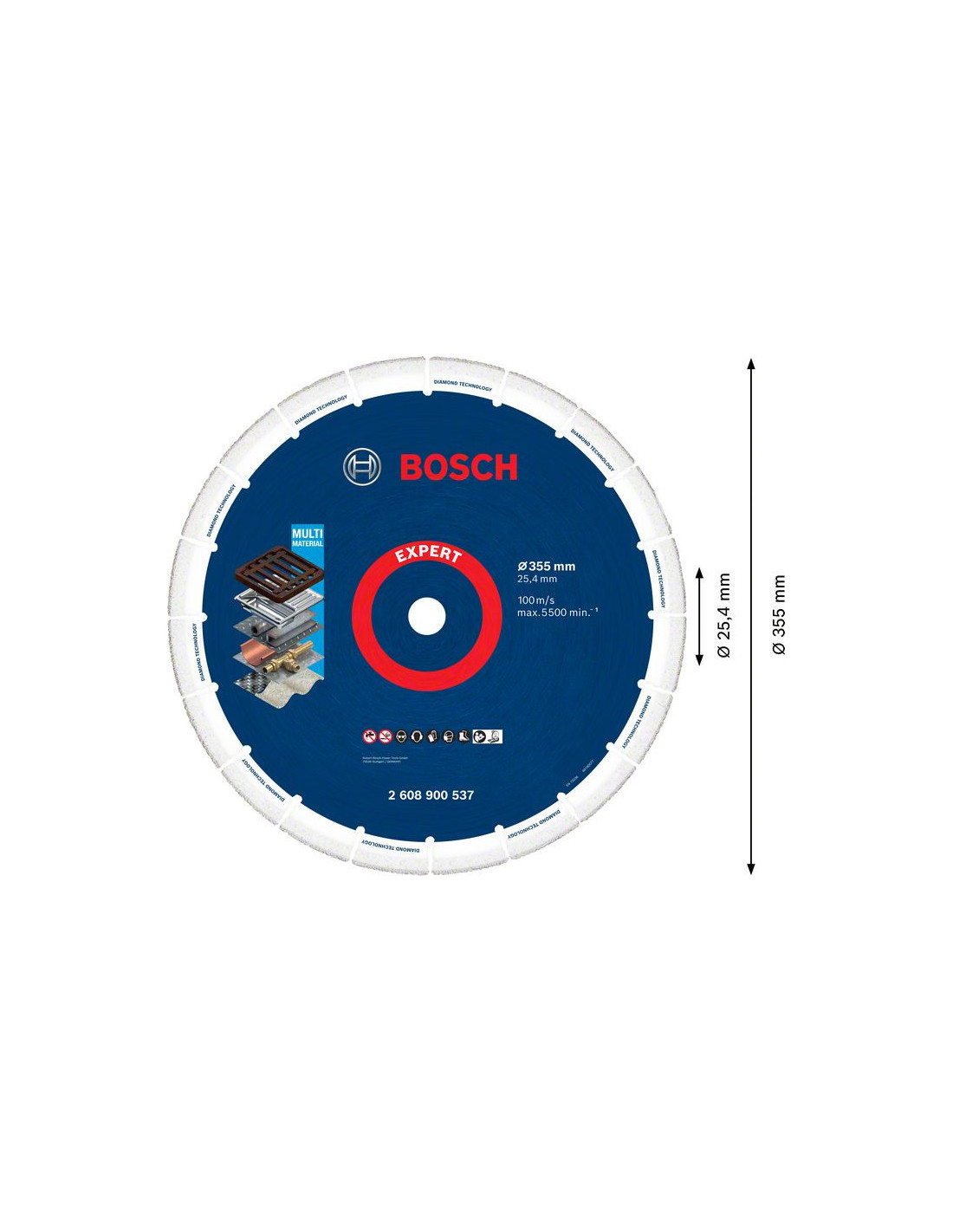 Discos de corte EXPERT Diamond Metal Wheel de gran tamaño - Bosch