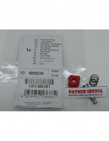 Repuesto original BOSCH 16170006B1 Botón palpador