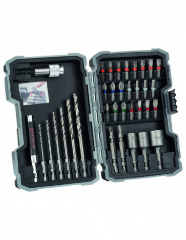 Comprar Set de brocas y puntas de atornillar Extra Hard HSS para metal, 35 unidades. Ref: 2607017328