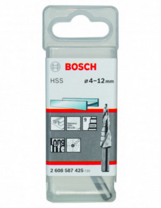 Comprar BOSCH 2608588067 Broca escalonada HSS-AlTiN con vástago de 3 planos para  metal