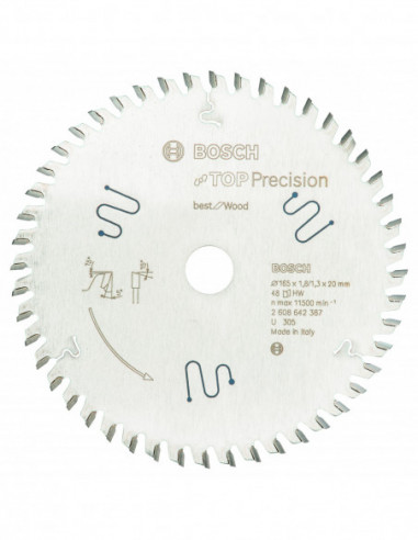 Comprar Disco de sierra circular "Top Precision Best for Multi Material" para sierras portátiles. Ref: 2608642387