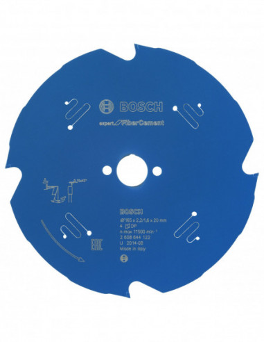 Comprar Disco de sierra circular Expert for Fibre Cement para sierras circulares portátiles. Ref: 2608644122