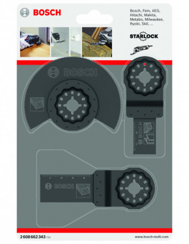 Set Basic for Wood para multiherramientas de 3 unidades