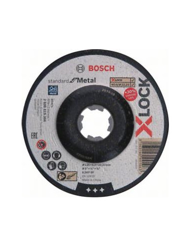 Disco de desbaste cóncavos "X-LOCK Standard for Metal" (Ø 115)