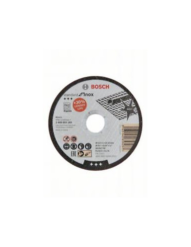 Disco de corte rectos para inox "Standard for Inox Rapido" (Ø 115)