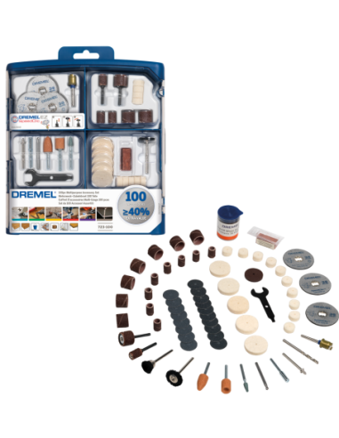 DREMEL® EZ SpeedClic S723 JA Set de 100 accesorios multiuso