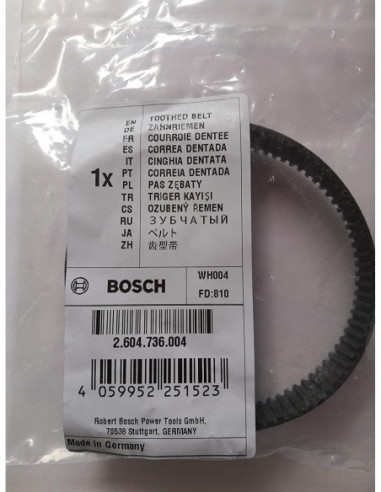 Repuesto original BOSCH 2604736004 Correa dentada