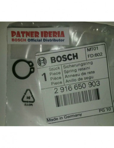 Repuesto original BOSCH 2916650903 Anillo de seguridad